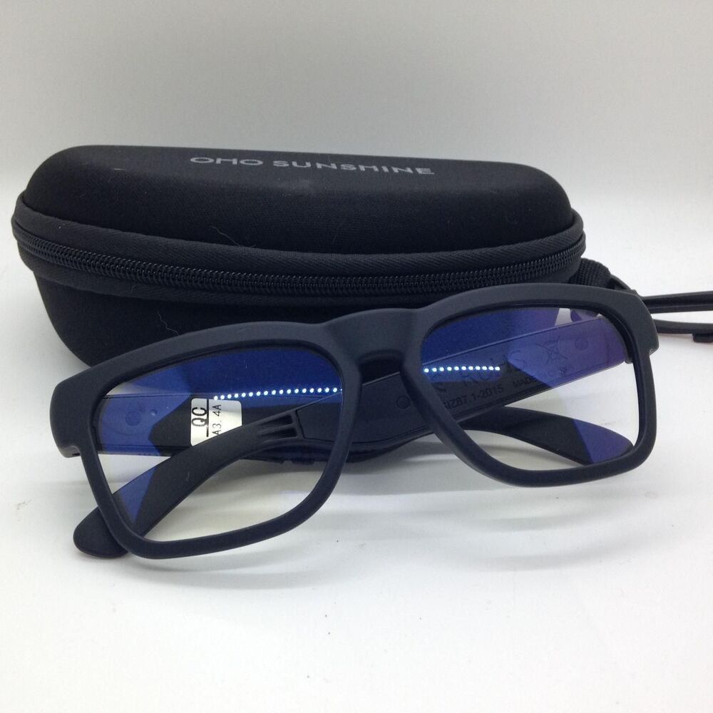 OhO Sunshine Smart Glasses Blue and Black Sunglasses